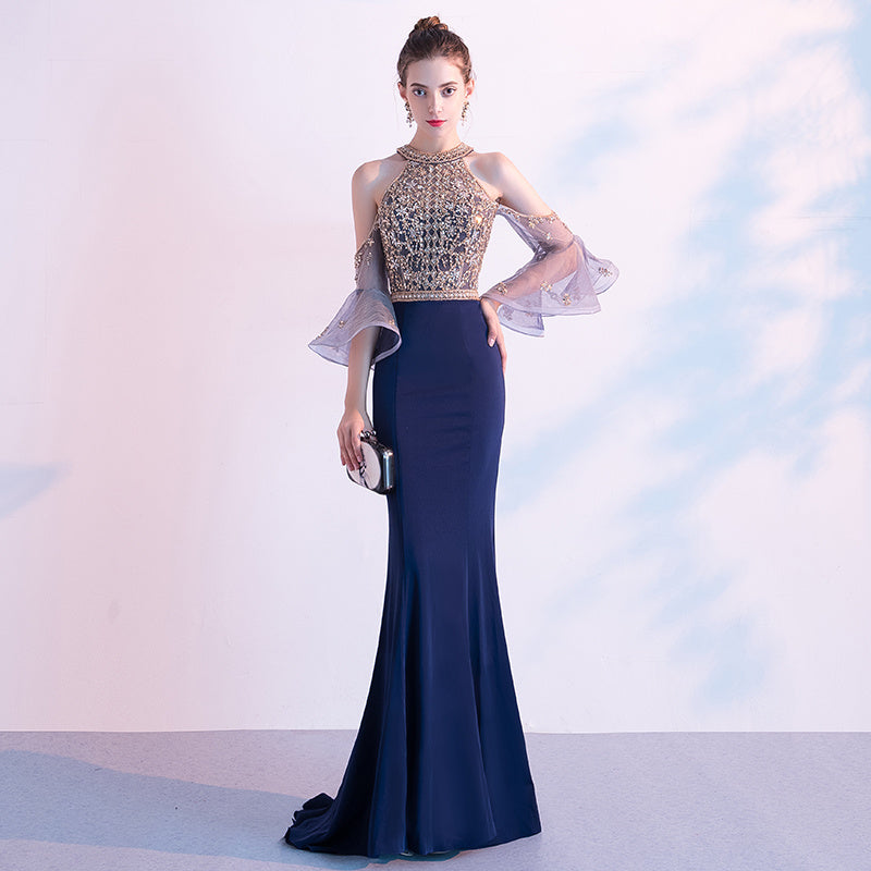 Heavy Industry High Quality Textured Luxury Evening Dress For Women - Buy Lifestyle