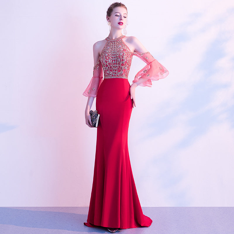 Heavy Industry High Quality Textured Luxury Evening Dress For Women - Buy Lifestyle